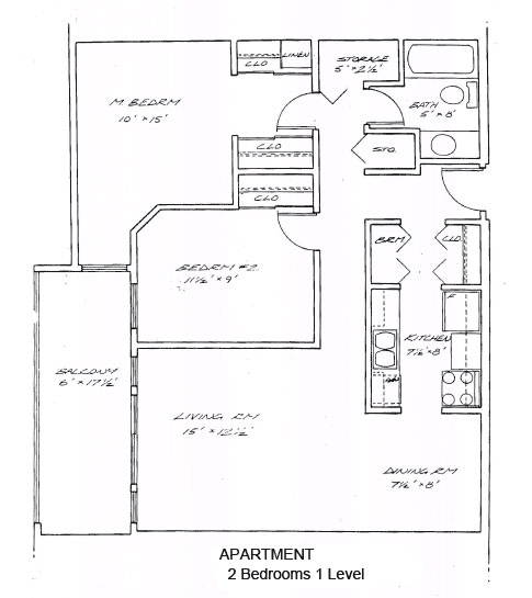 2 Bedroom Apartment